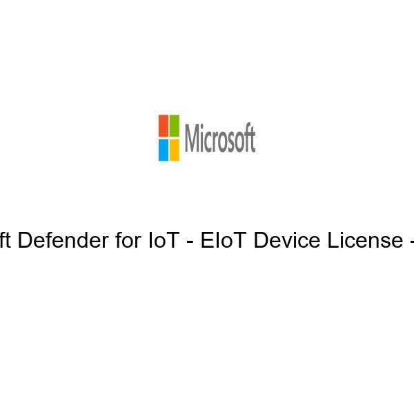 Microsoft Defender for IoT EIoT Device License add on