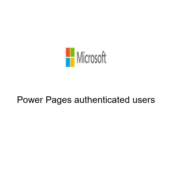 Power Pages authenticated users